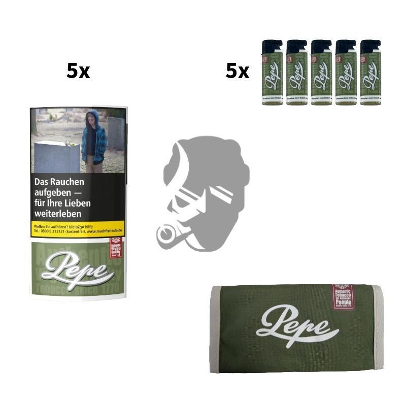 Pepe Rich Green Tabak Bundle 
