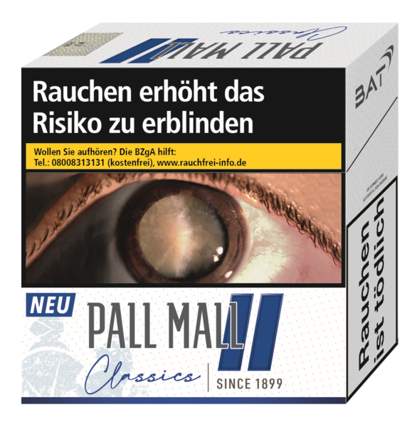 Pall Mall Classics Blue King 6 x 41 Zigaretten Pall Mall Classics Blue King 6 x 41 Zigaretten