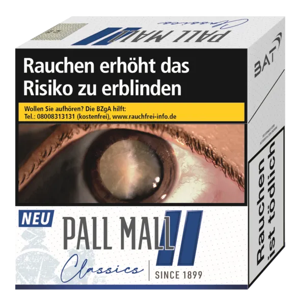 Pall Mall Classics Blue King 6 x 41 Zigaretten