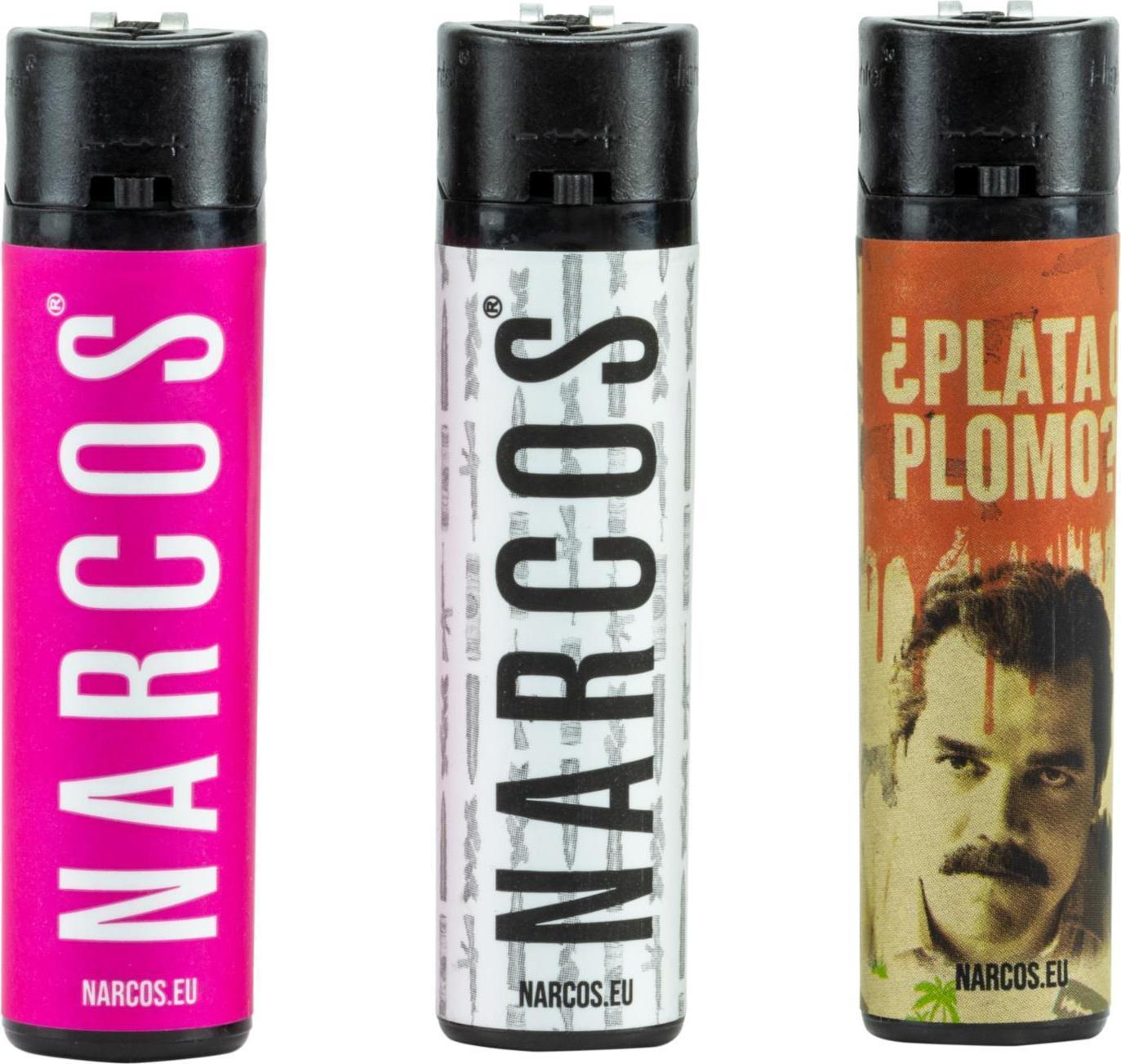 Narcos Mehrwegfeuerzeug Steinzündung Serie 2 Narcos Mehrwegfeuerzeug Steinzündung Serie 2