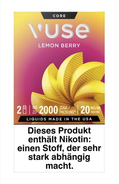 Vuse Pods Lemon Berry 20mg 5 x 2 Pods Vuse Pods Lemon Berry 20mg 5 x 2 Pods