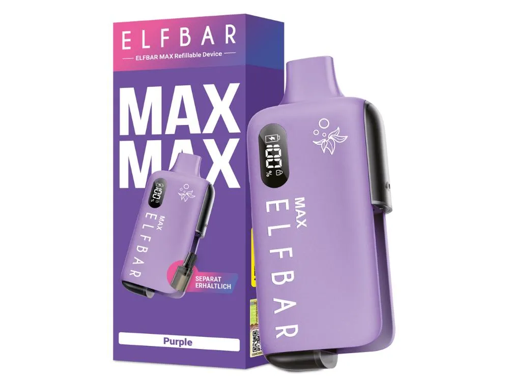 ELFBAR MAX Akku 650 mAh Purple