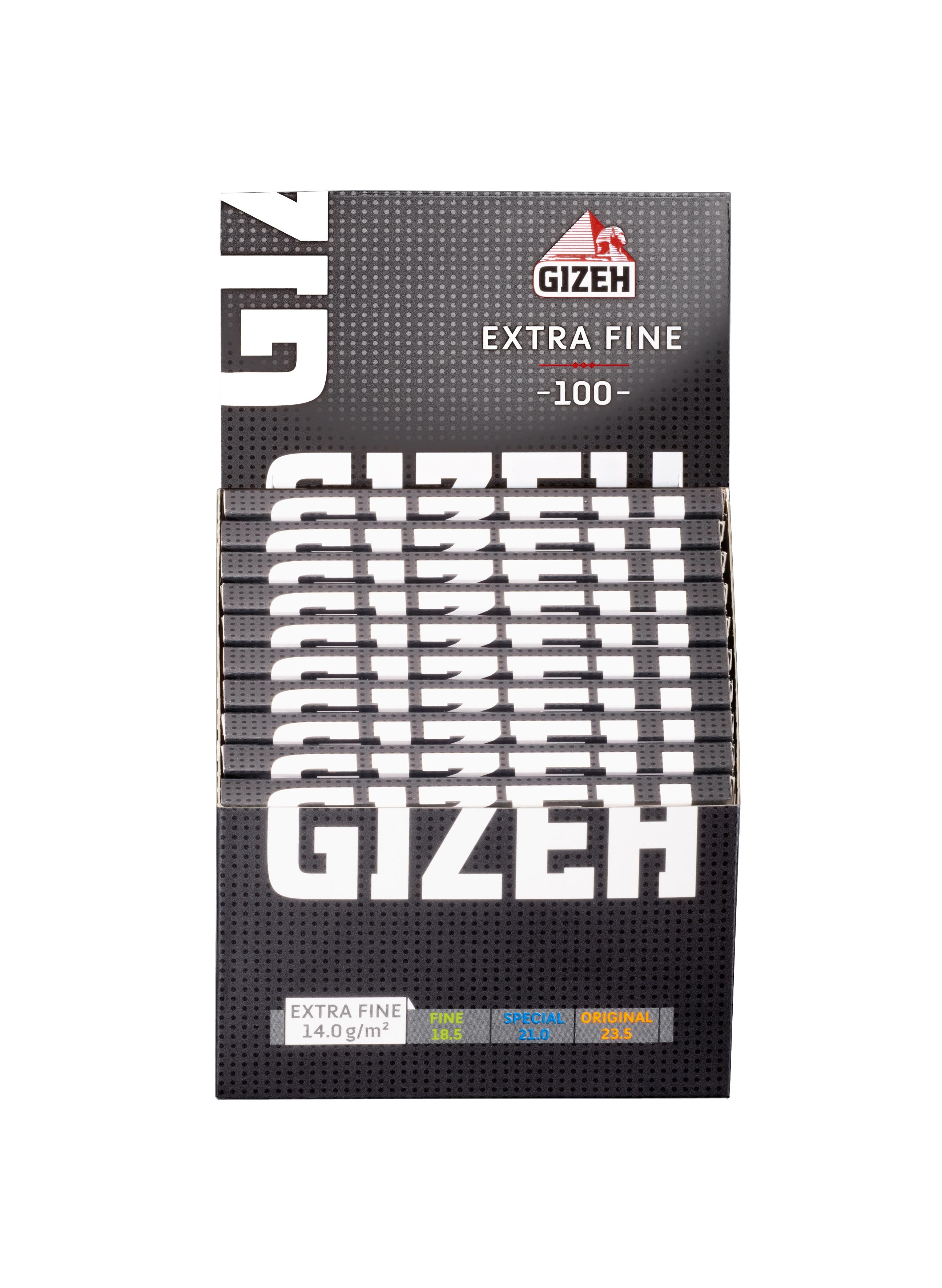 Gizeh Black Extra Fine  20 x 100 Blättchen