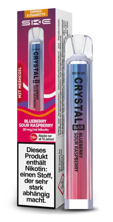 SKE Crystal Bar Blueberry Sour Raspberry 20mg/ml Nikotin