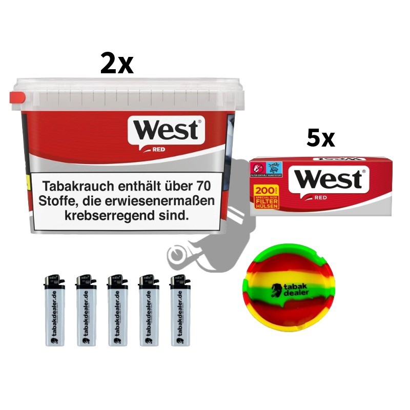 2x West Red Box 176g 
