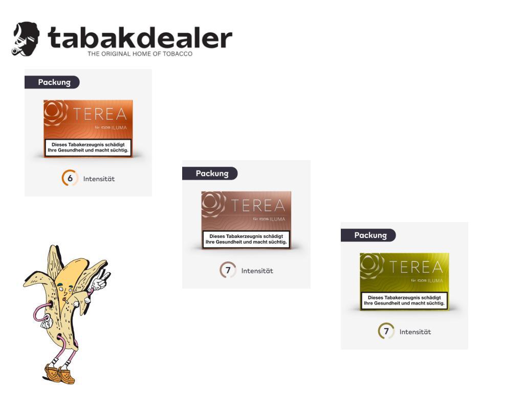 Terea Probierset Amber, Teak, Yellow Green