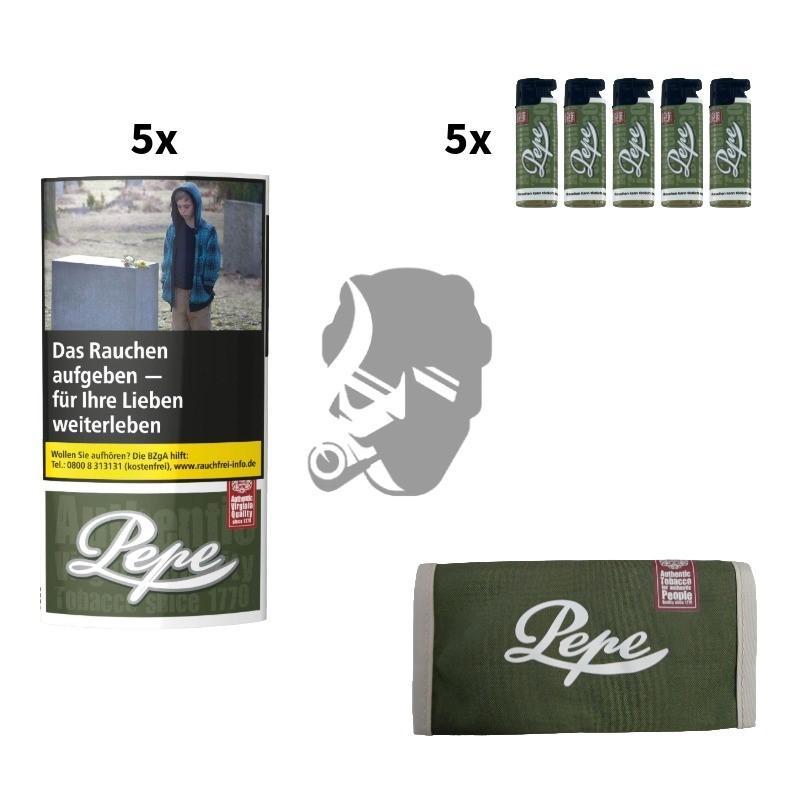 Pepe Dark Green Tabak Bundle 