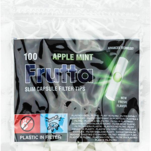 Frutta Filter mit Kapsel 6mm Appel/Mint 1 x 100 Stück