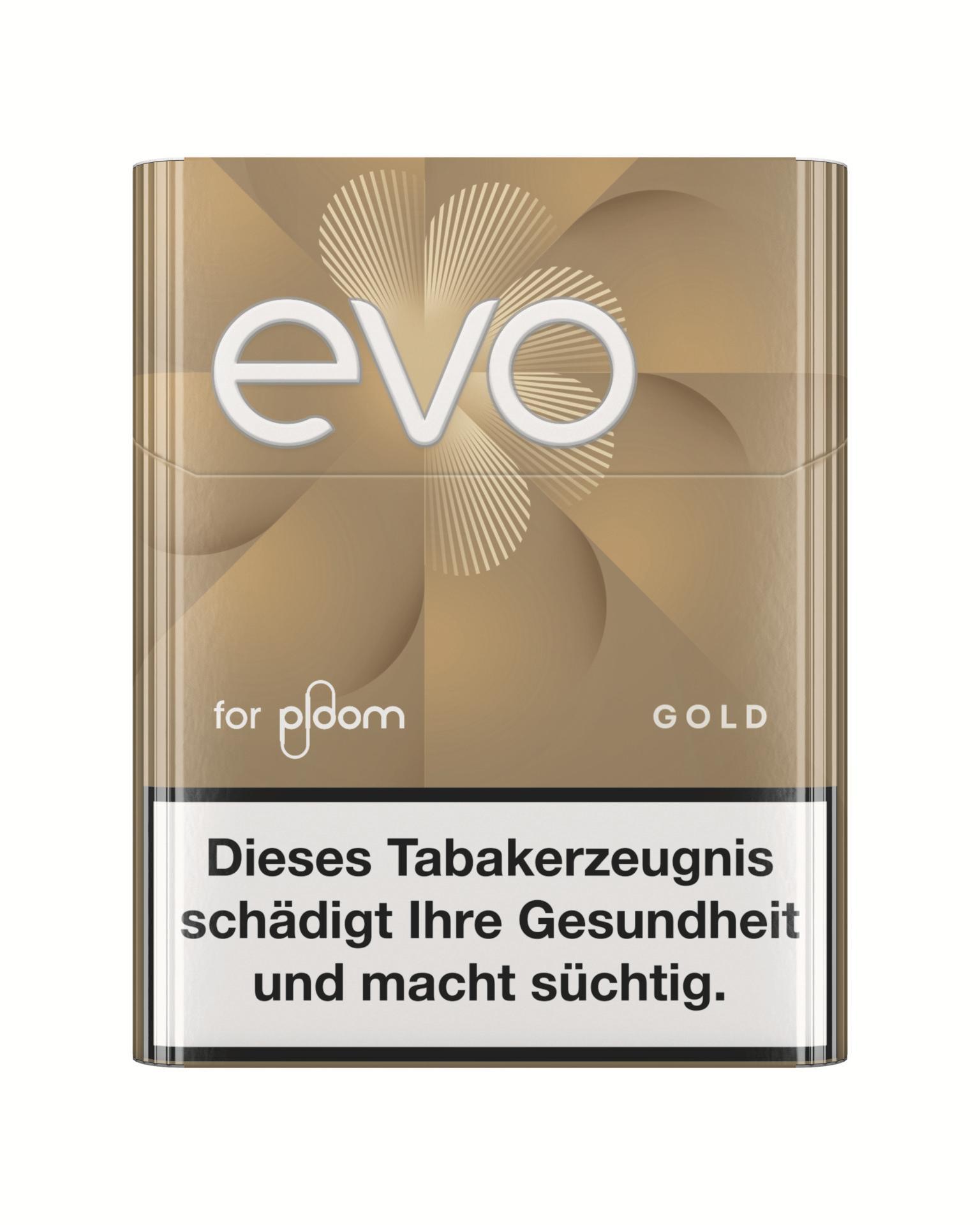 EVO Tobaccos Sticks Gold Packung