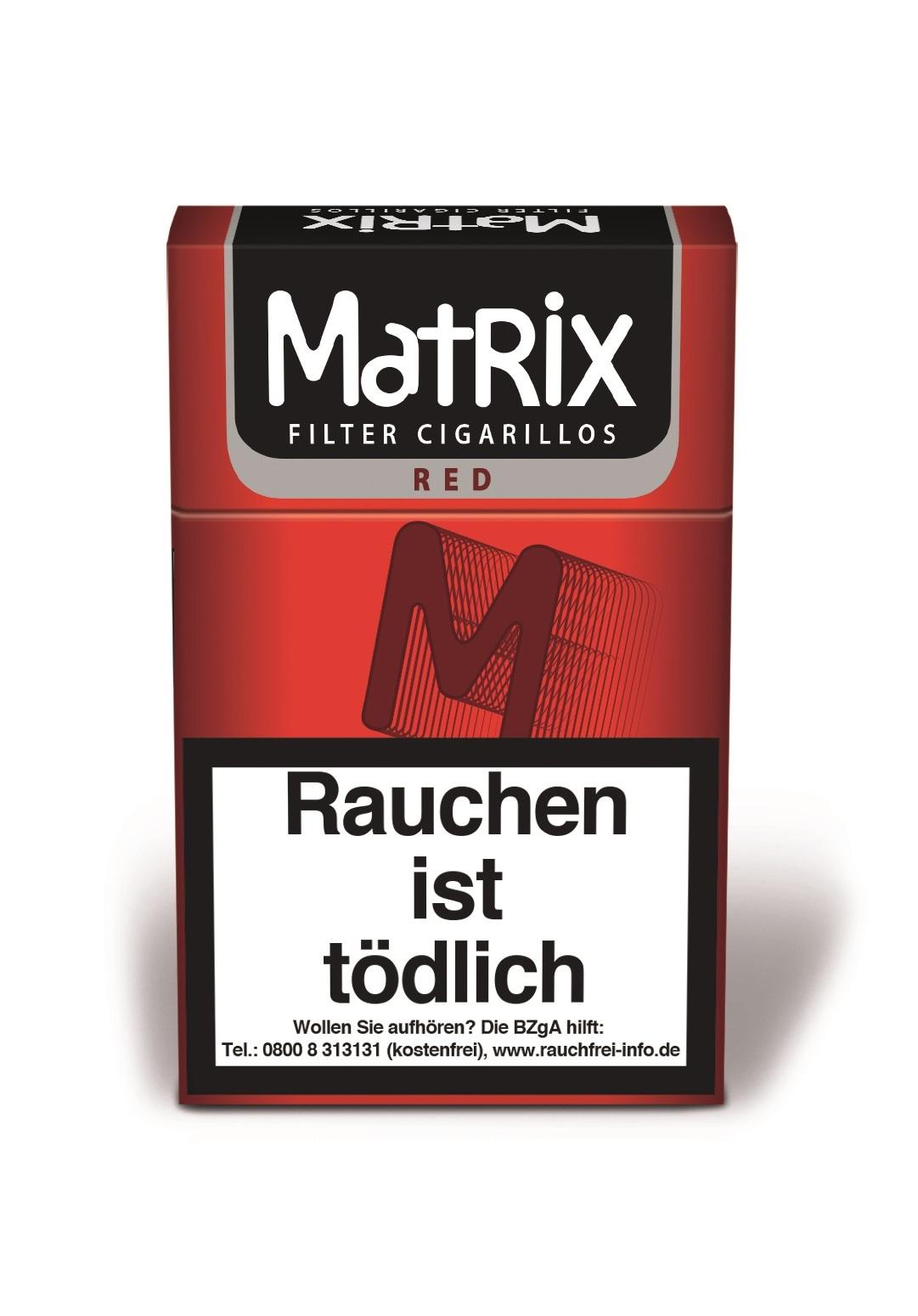 Matrix Red Filter Cigarillos 10 x 17 Zigarillos