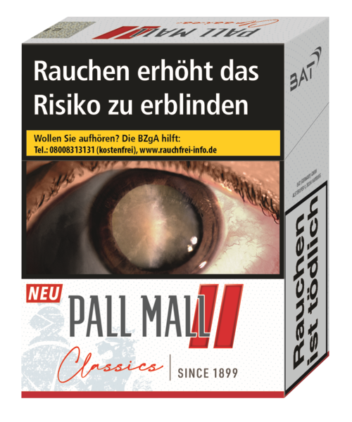 Pall Mall Classics Red Super 8 x 28 Zigaretten Pall Mall Classics Red Super 8 x 28 Zigaretten