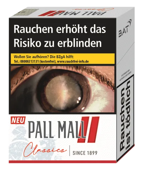 Pall Mall Classics Red Super 8 x 28 Zigaretten