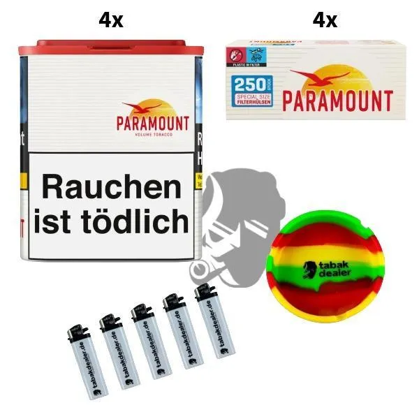 4x Paramount Volumen Tabak 38g