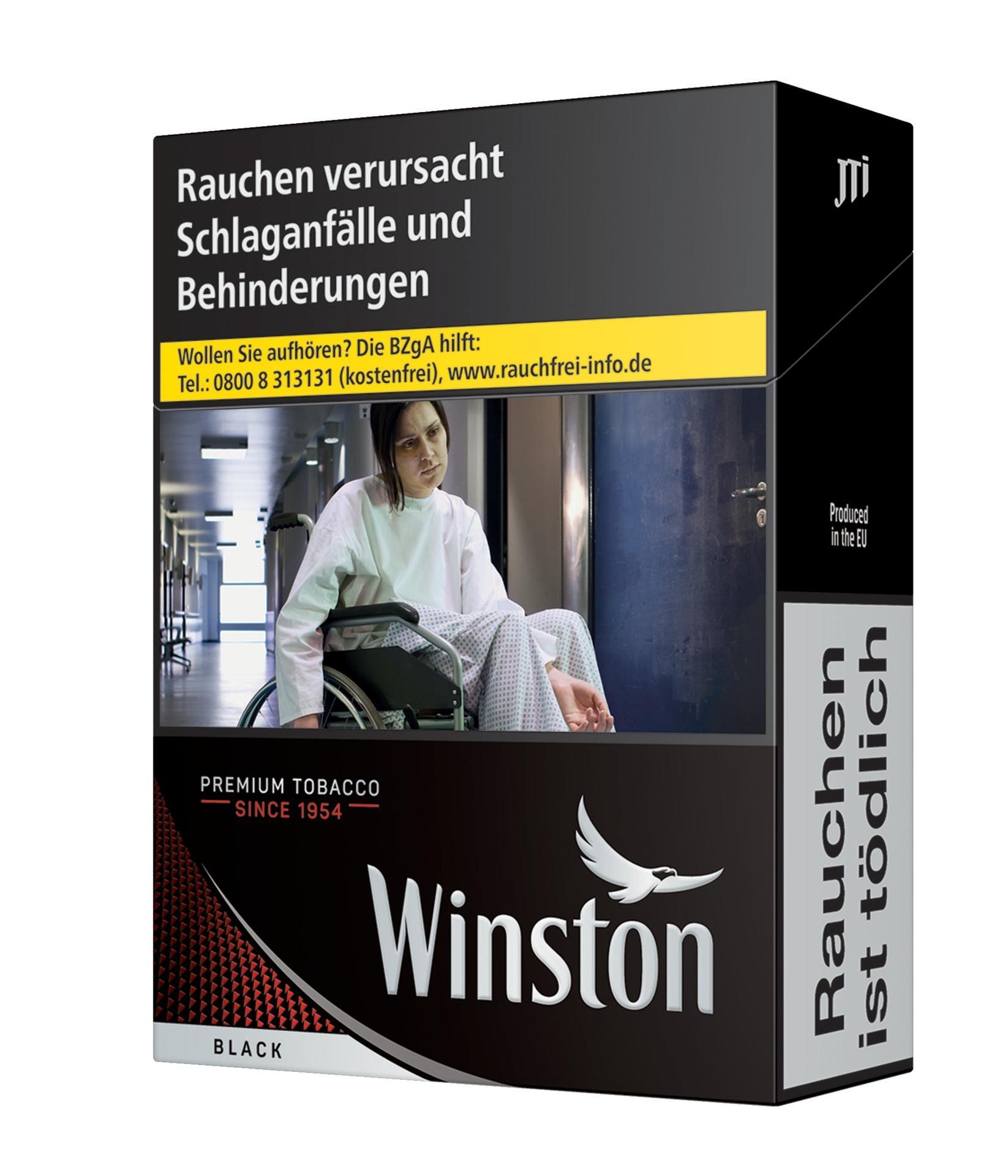 Winston Black XXL 8 x 26 Zigaretten