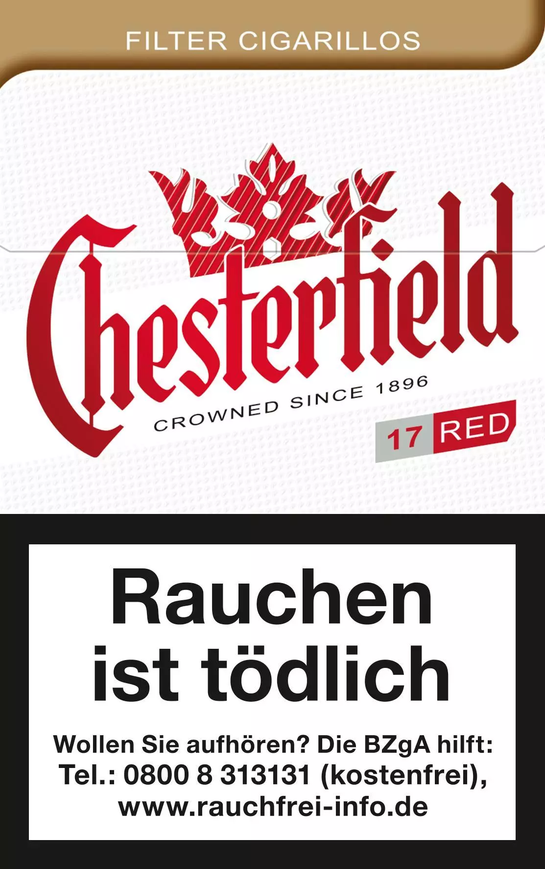 Chesterfield Red KS Cigarillos 10 x 17 Zigarillos