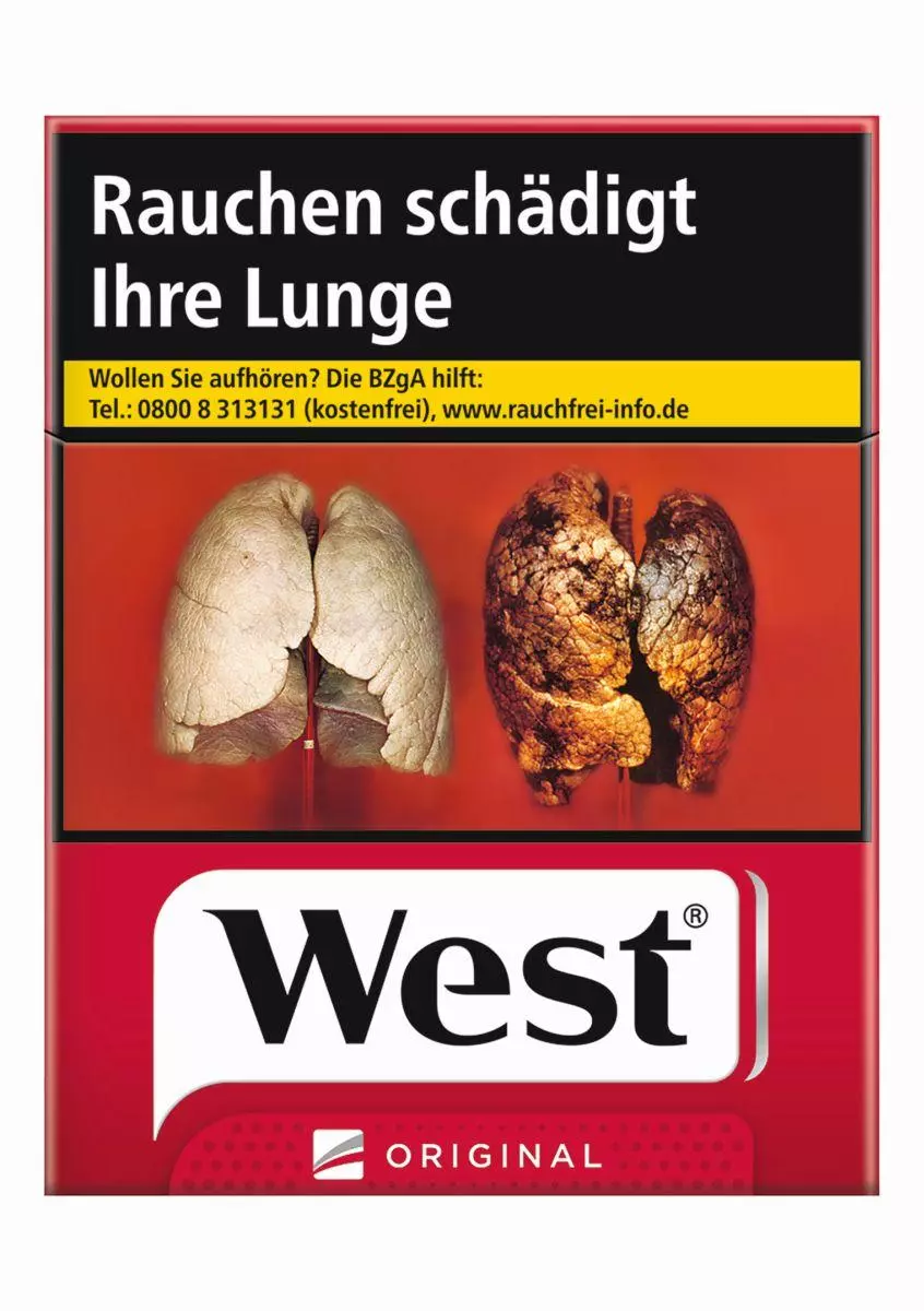 West Red 8 x 26 Zigaretten