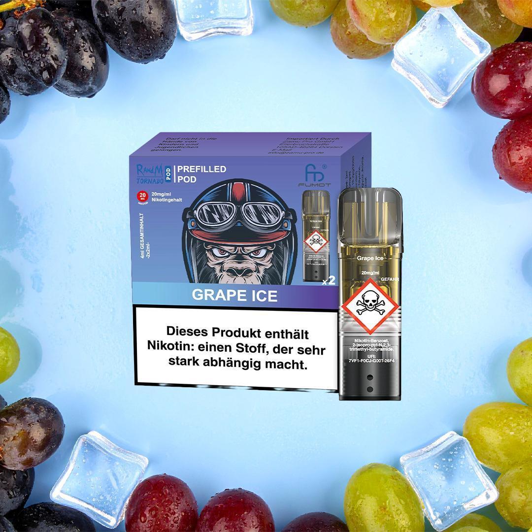 RandM Pod Grape Ice 20mg