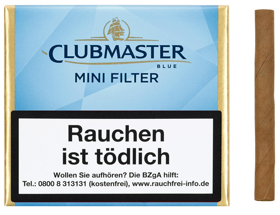 Clubmaster Mini Filter Blue Nr. 282 5 x 20 Zigarillos 20St