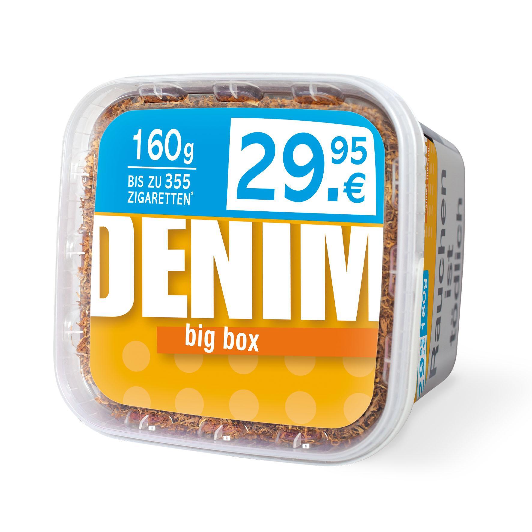Denim Volumen Tabak 3XL-Size 1x 160g Tabak
