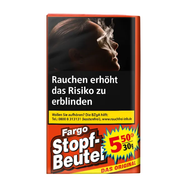 Fargo Stopf Beutel Rot 10 x 30g Tabak