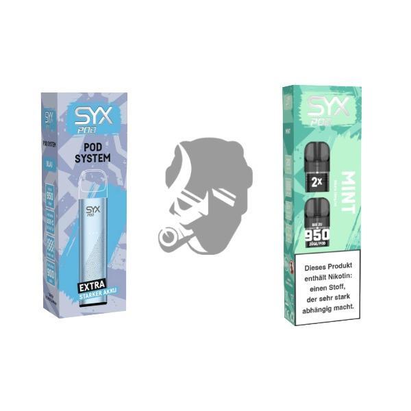 SYX Pod Blue + Cartridge Mint SYX Pod Blue + Cartridge Mint
