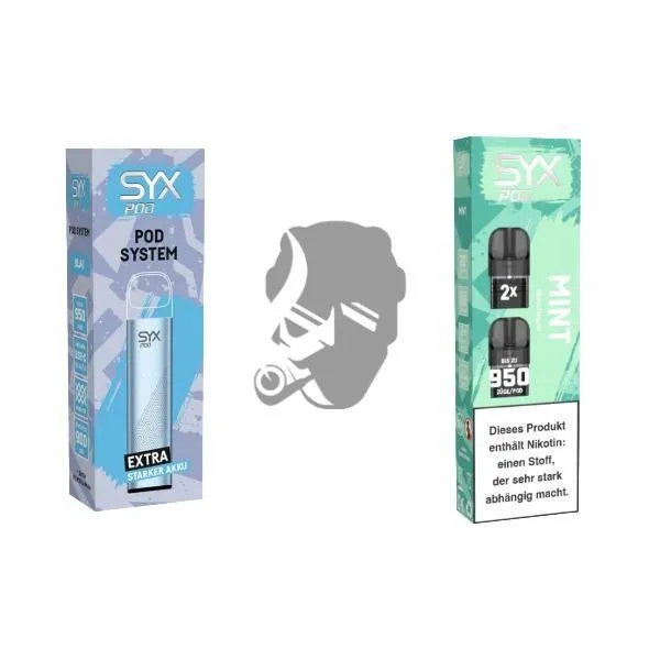 SYX Pod Blue + Cartridge Mint