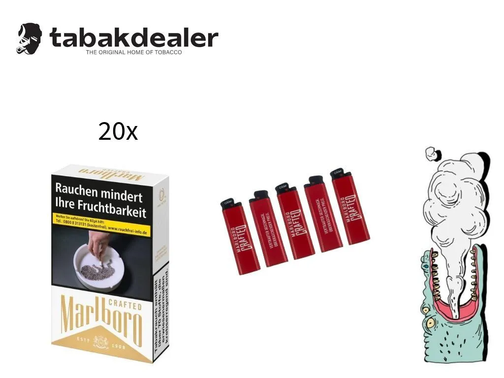 20x Marlboro Crafted Gold