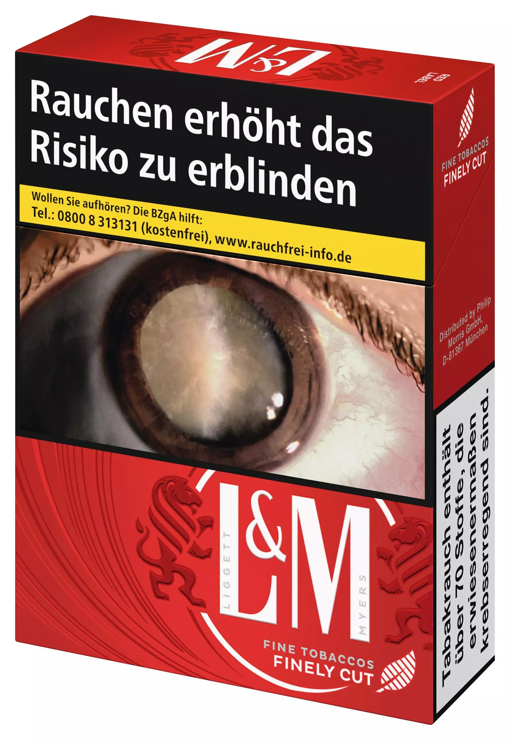 L&M Red Label XL 8 x 22 Zigaretten