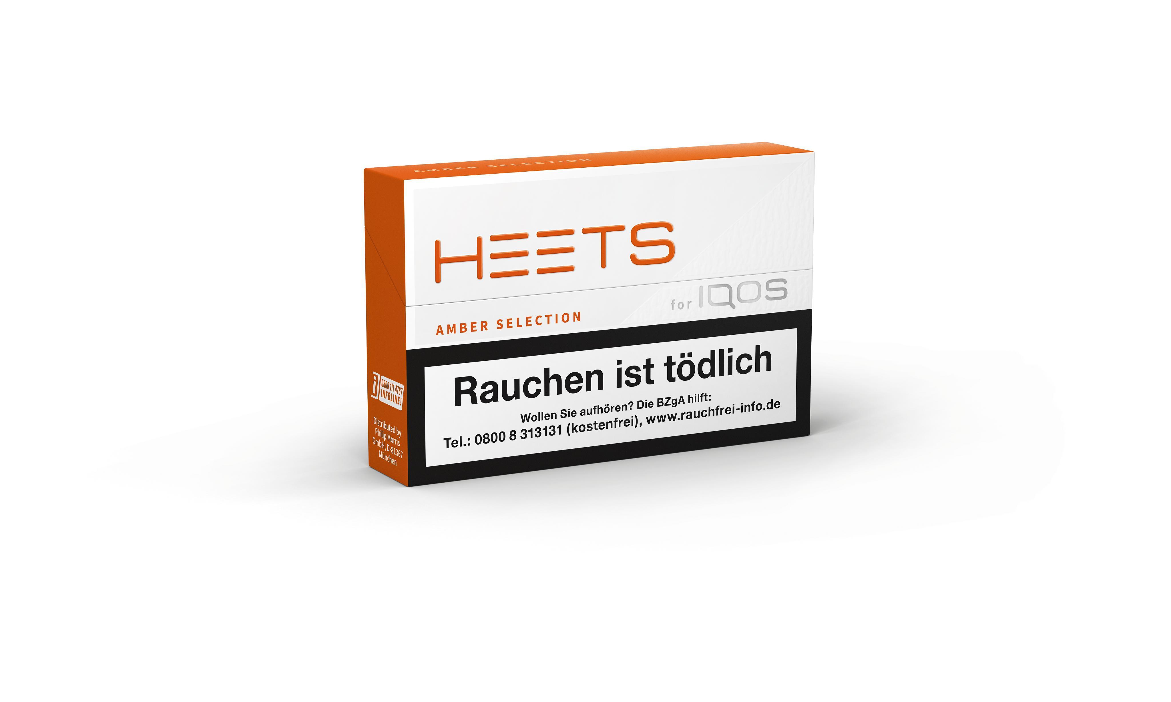 HEETS Amber Selection | 1 x 20 Tobacco Sticks | 6 Euro pro Packung