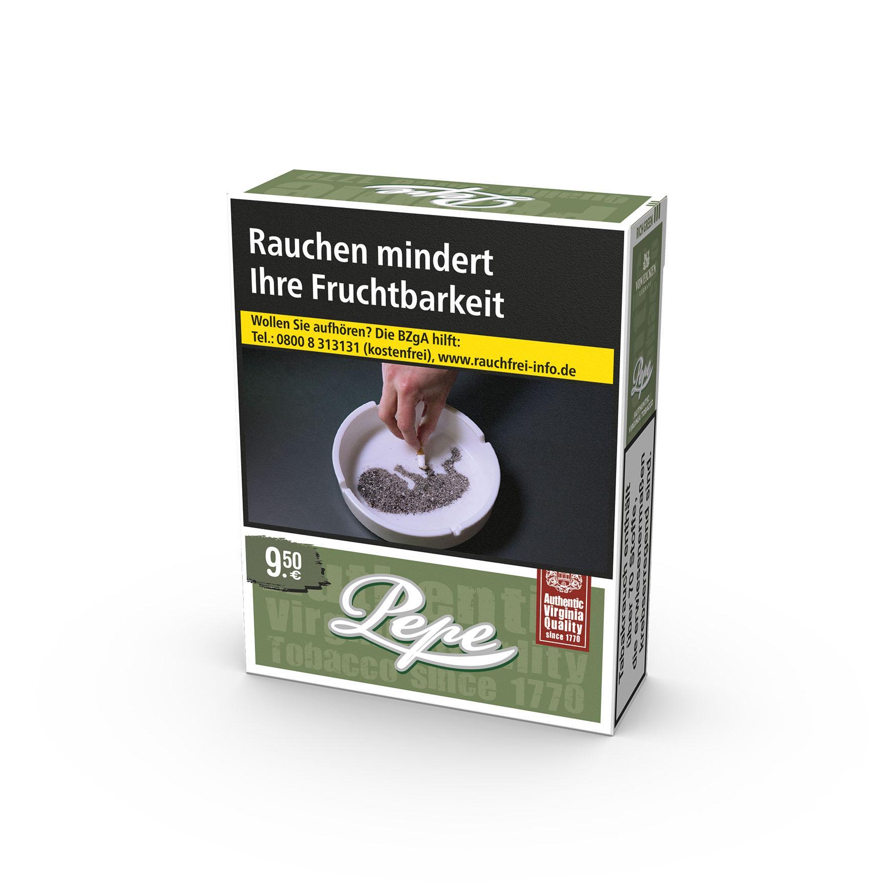 Pepe Rich Green Big 8 x 25 Zigaretten