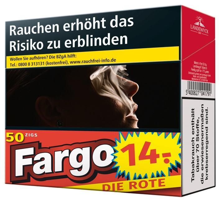 Fargo Die Rote 5XL 4 x 50 Zigaretten