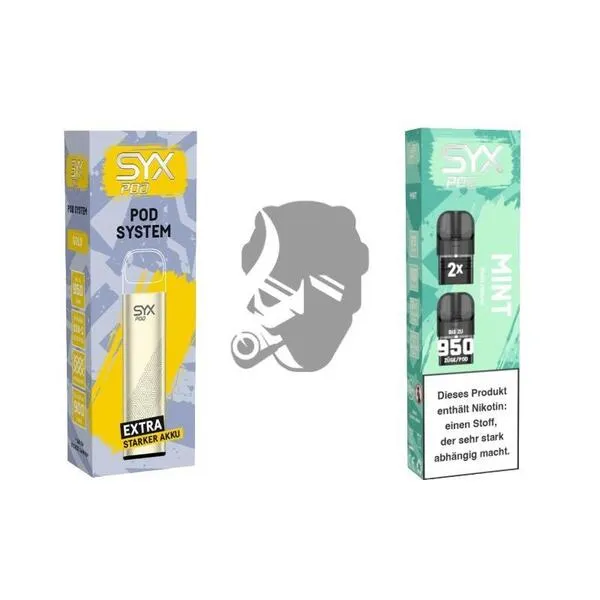 SYX Pod Gold + Cartridge Mint