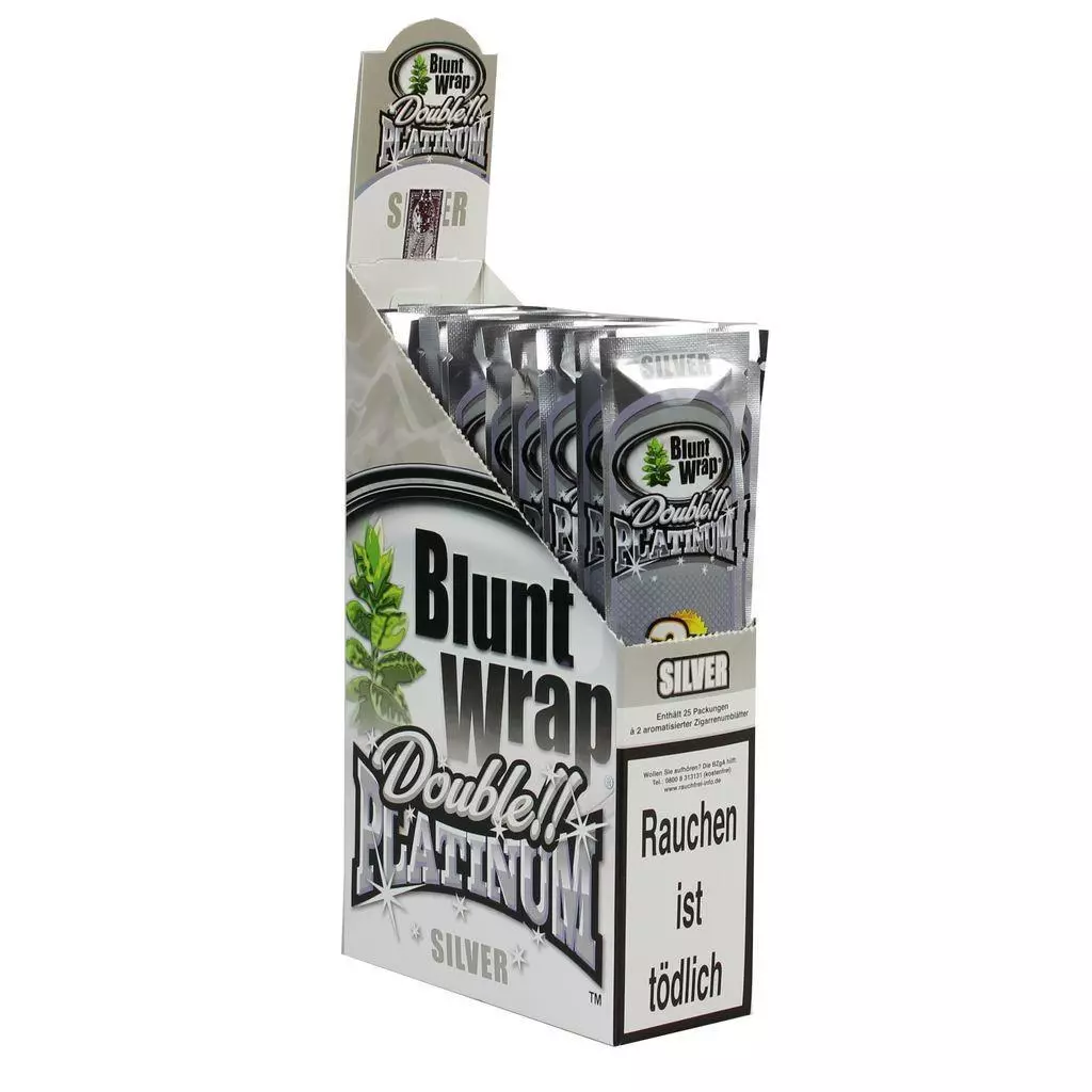 Blunt Wraps Silver (Berries) 1 x 2 Blunts