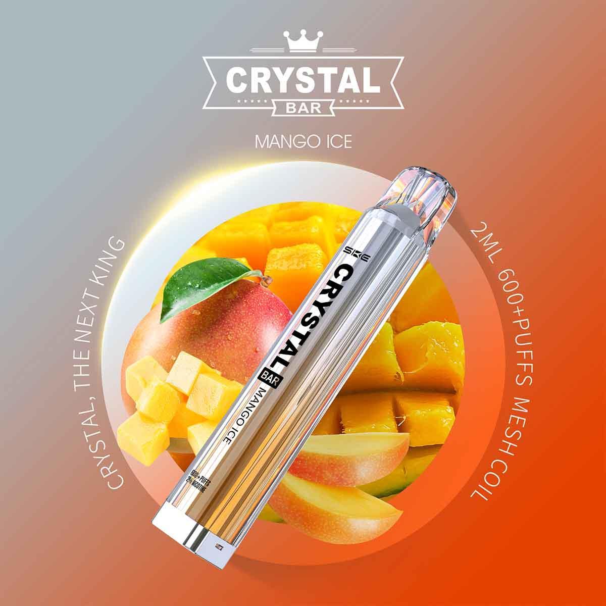 SKE Crystal Bar Mango Ice 20mg/ml Nikotin 1 Stück