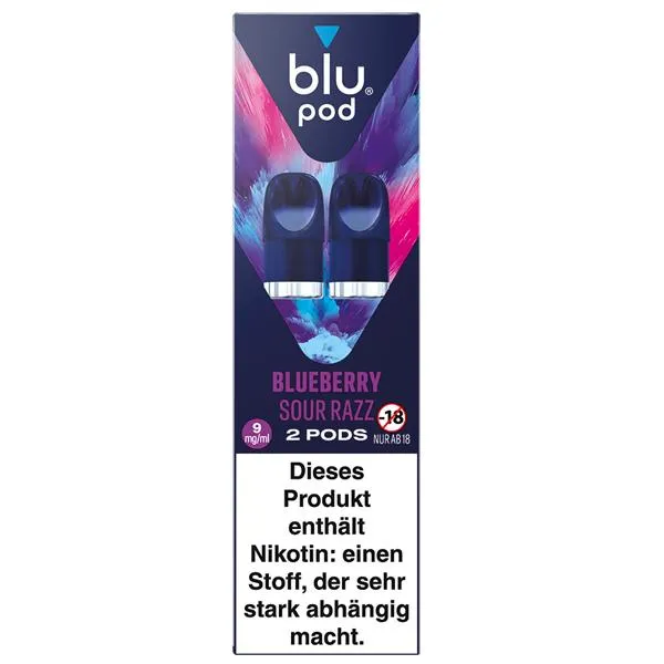 blu Pod Blueberry Sour Razz 9mg/ml