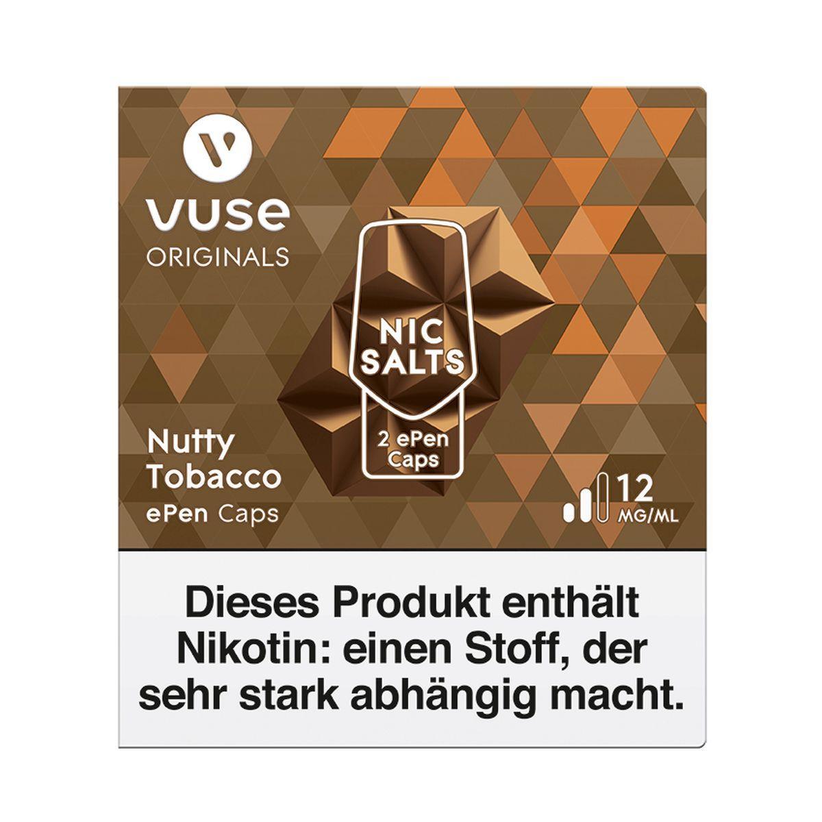 Vuse ePen Caps nutty tobacco Nicotin Salt 12mg/ml Nikotin