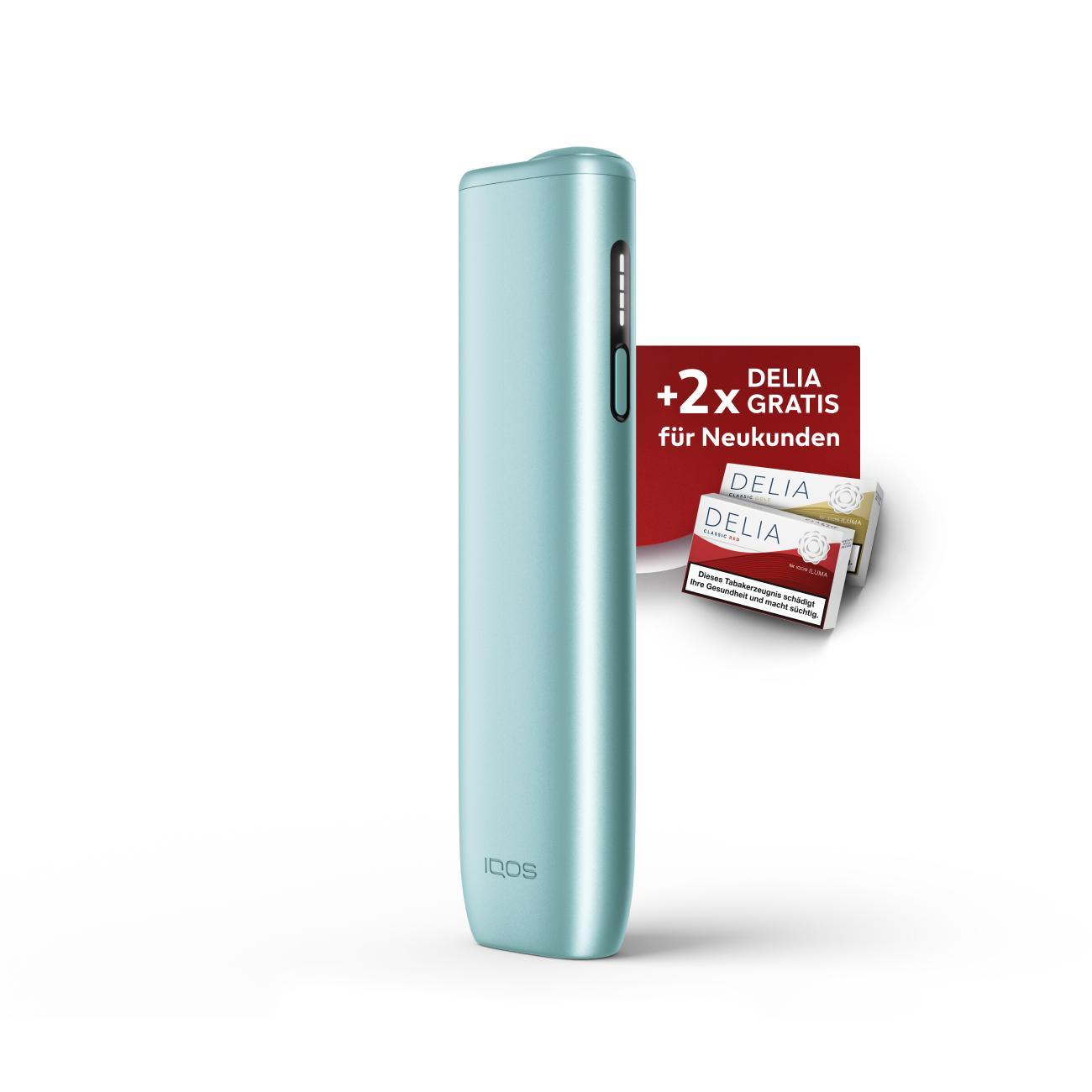 IQOS Iluma i One Kit Breeze Blue - REG Preis gilt nur in Verbindung mit Registrierung bei IQOS 1 Stück IQOS Iluma i One Kit Breeze Blue - REG Preis gilt nur in Verbindung mit Registrierung bei IQOS 1 Stück