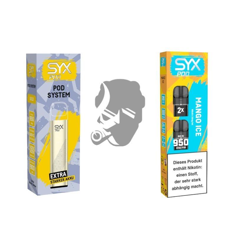 SYX Pod Gold + Cartridge Mango Ice SYX Pod Gold + Cartridge Mango Ice