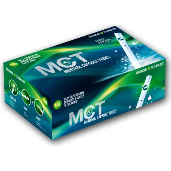 MCT Hülsen mit Kapsel Menthol 1 x 100 Stück