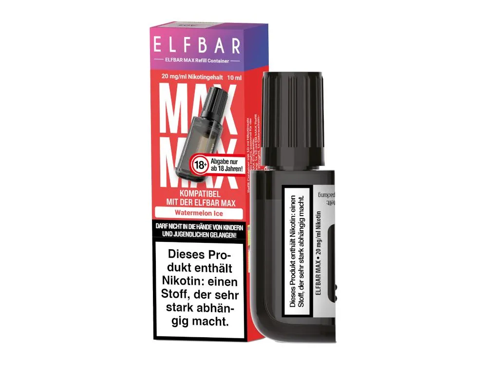 ELFBAR MAX 10ml Refill Cont. Watermelon Ice