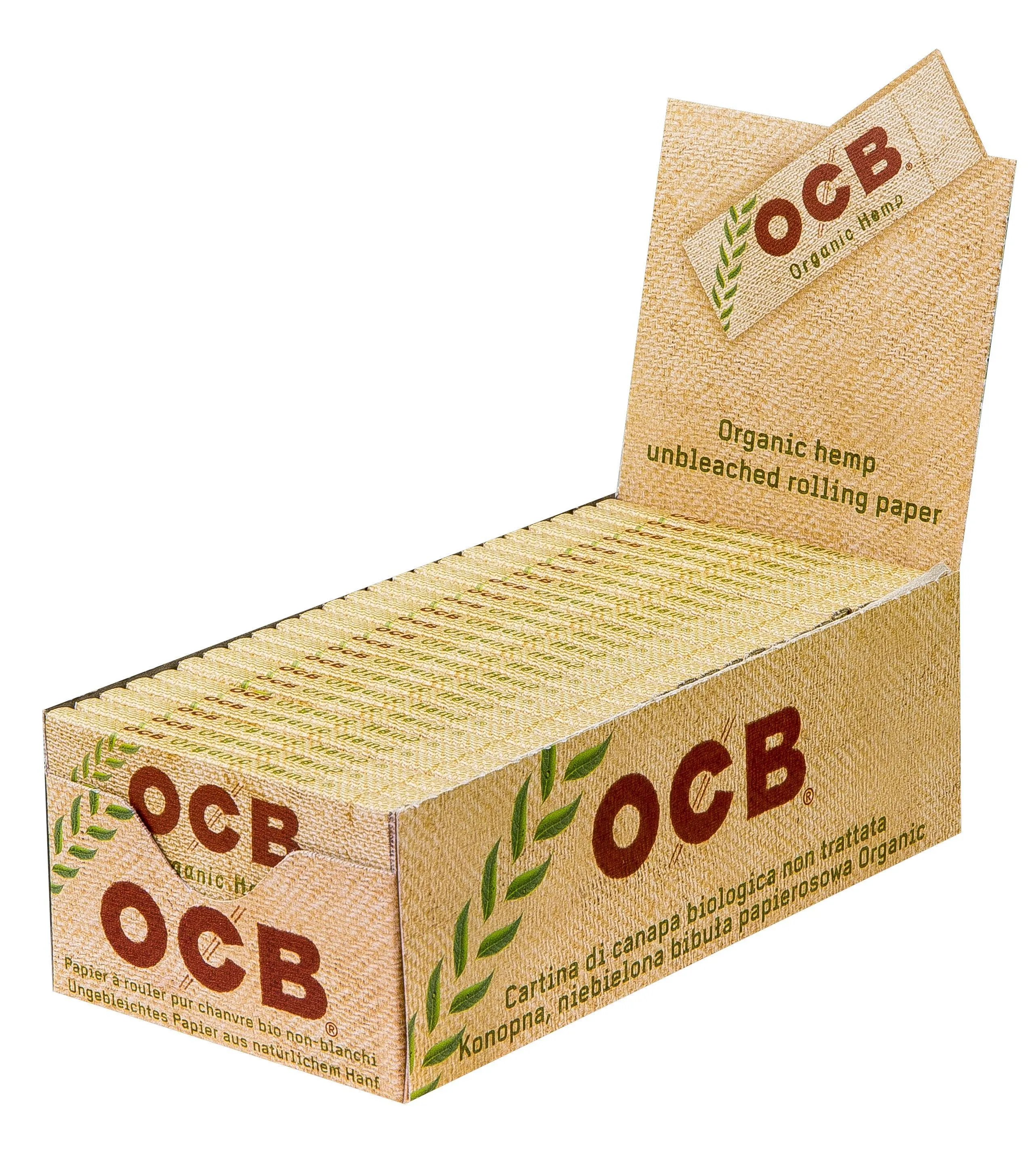 OCB Organic Hemp Paper 50 x 50 Blatt