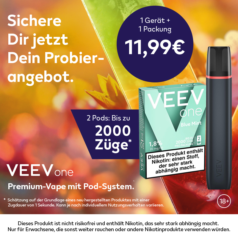 Veev Kit Black + 1 VEEV One Pod Blue Mint 20mg/ml 1