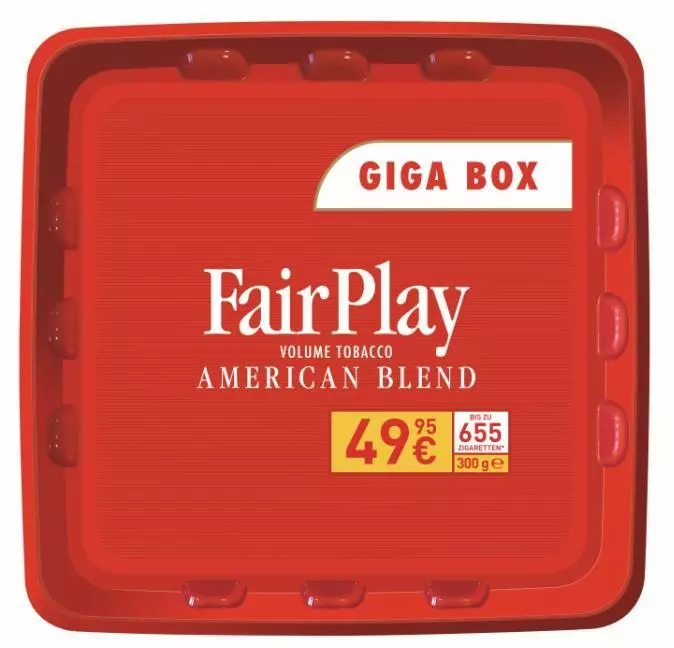 "Alter Preis" Fair Play Giga Box 1 x 300g Tabak