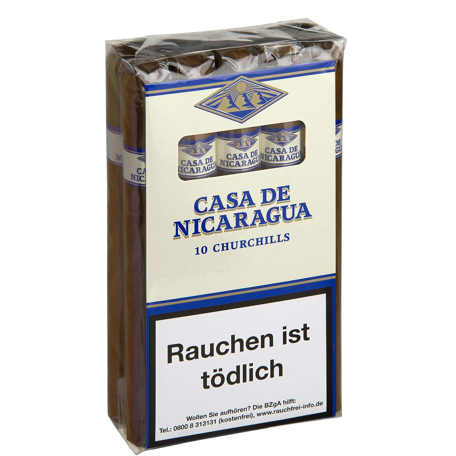 Casa de Nicaragua Churchill 1 x 10 Zigarren 10St