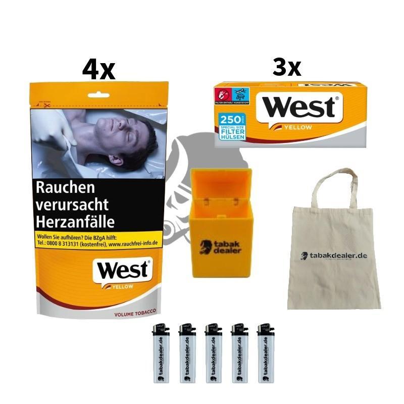 4x West Yellow Vol.Zip Bag 90g