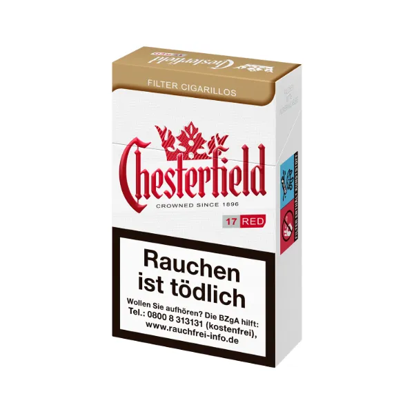 Chesterfield Red KS Cigarillos 10 x 17 Zigarillos