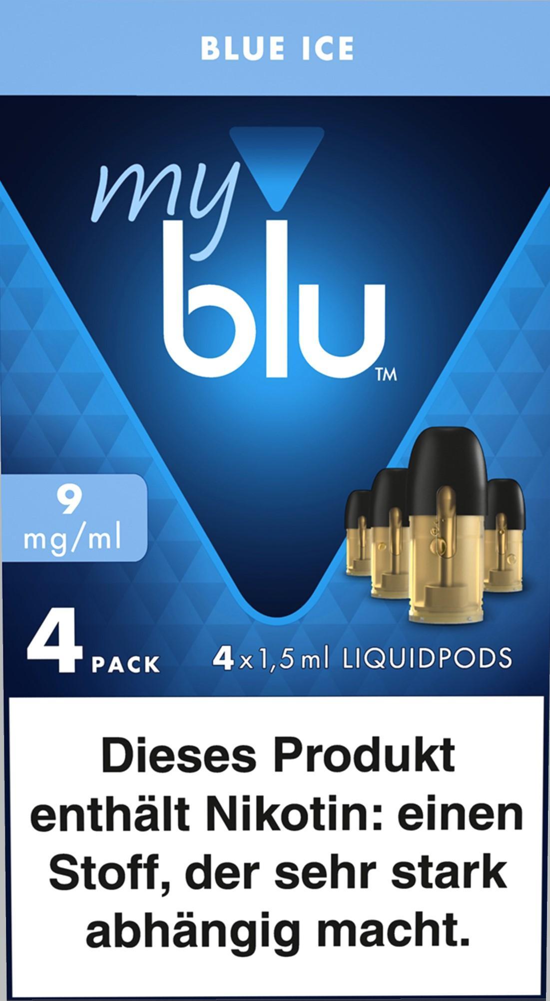 myblu Pod Blue Ice 9mg/ml Nikotin 4er Pack