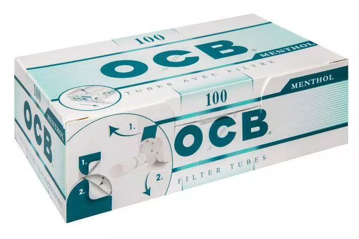 OCB Menthol Hülsen 5 x 100 Stück