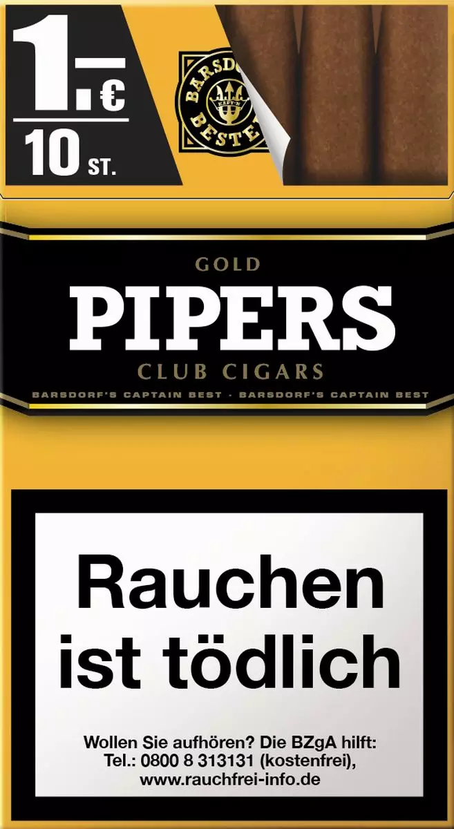 Pipers Little Cigars Gold Zigarren