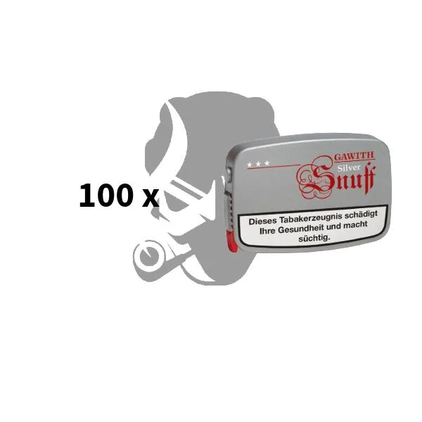 Gawith Silver Snuff Bundle 100 x 10g